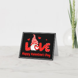 Valentine-Gnome-Karte Karte