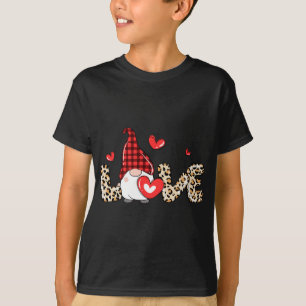 Valentine Gnomes Cheetah Herzlich Willkommen am Va T-Shirt