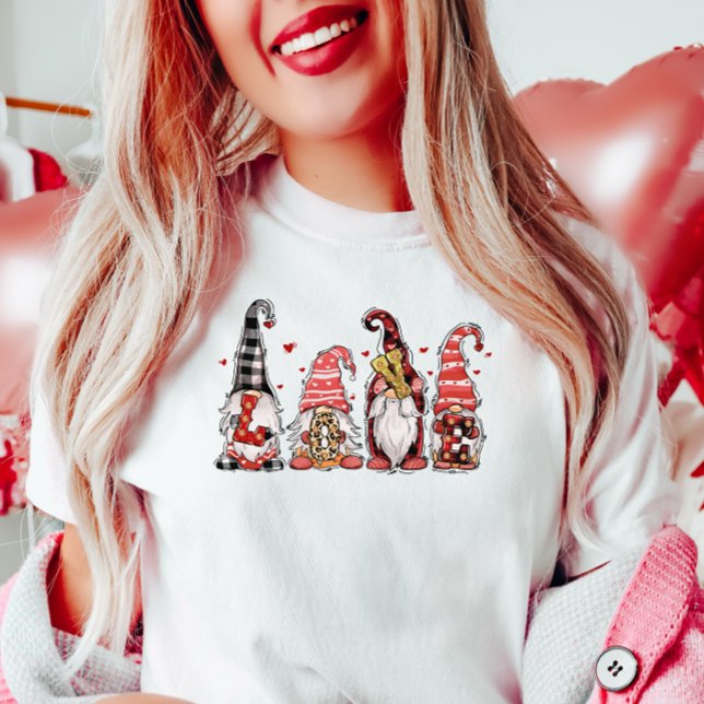 Valentine Gnomes, Gnome Liebe T-Shirt (Von Creator hochgeladen)