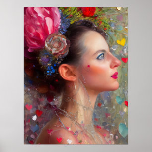 Valentine Goddess Poster