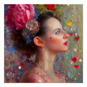 Valentine Goddess Poster