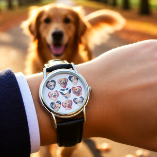 Valentine Golden Retriever Dog Armbanduhr