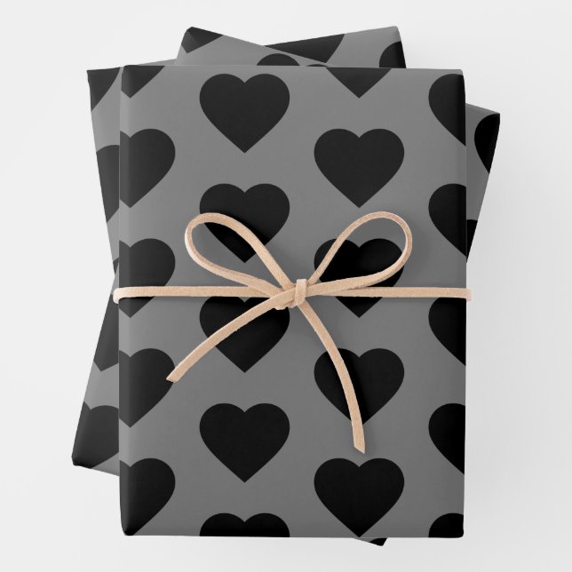 Valentine Goth Liebe Geschenkpapier Set (Beispiel)