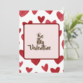 Valentine Greeting Card for Loved Ones Feiertagskarte