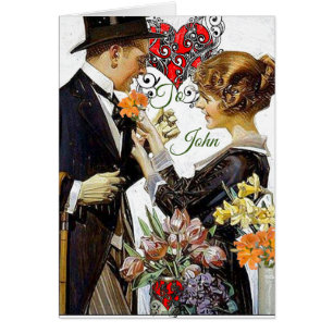 Valentine Grußkarte