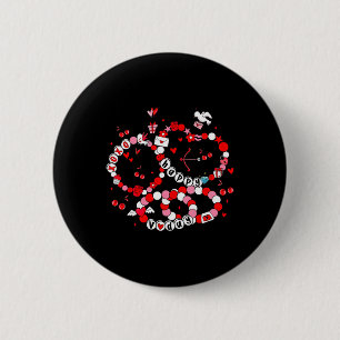 Valentine Happy Xoxo V-Day Freundschaftsarmbänder  Button
