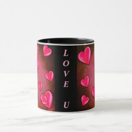 Valentine Heart Art Tasse
