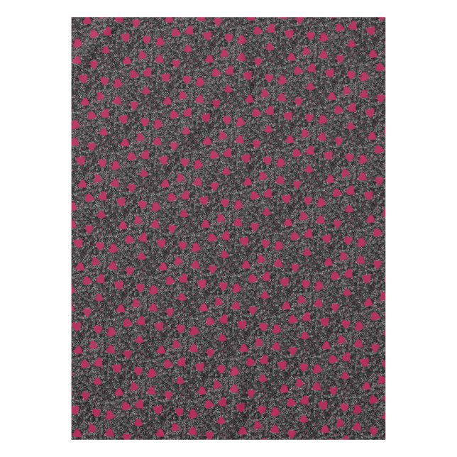 Valentine Heart Art Tischdecke (Vorderseite)