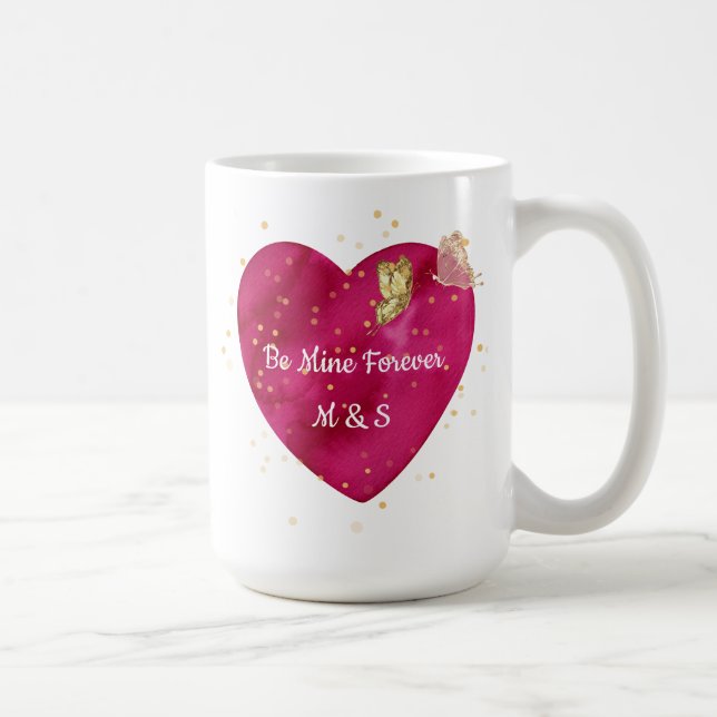 Valentine Heart  Mug Kaffeetasse (Rechts)