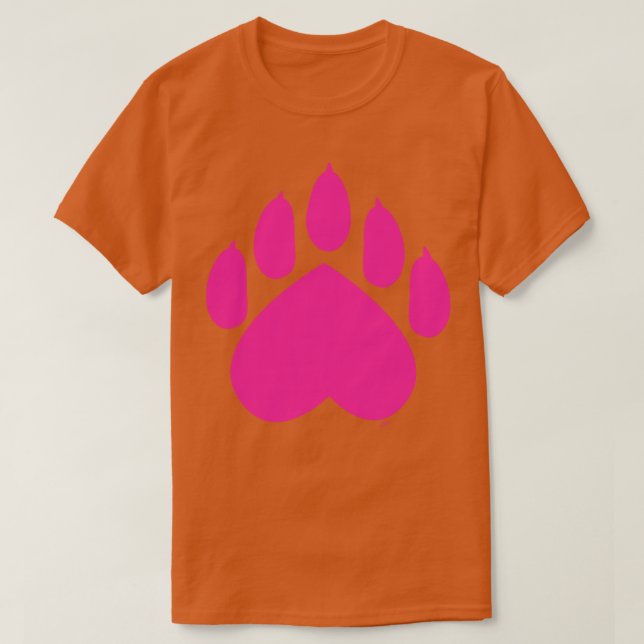Valentine Heart Paw T-Shirt (Design vorne)
