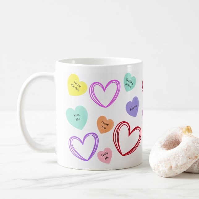 Valentine Heart Tasse (Mit Donut)