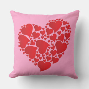 Valentine Heart Throw Kissen