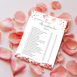 Valentine Heart Wedding Party Card Ankündigung