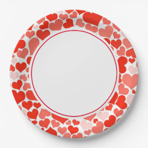 Valentine Hearts 9" Paper Teller