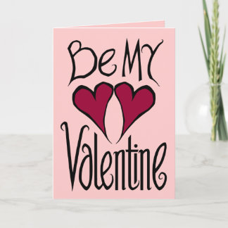 Valentine Hearts Card Feiertagskarte