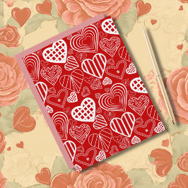 Valentine Hearts Liebe Red White