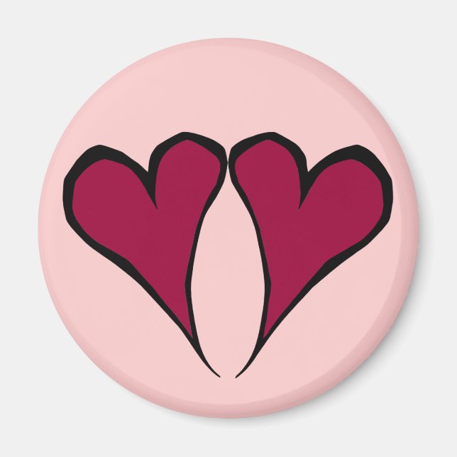 Valentine Hearts Magnet (Vorne)