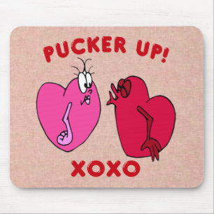 Valentine Hearts Mouse Pad auflocken Mousepad