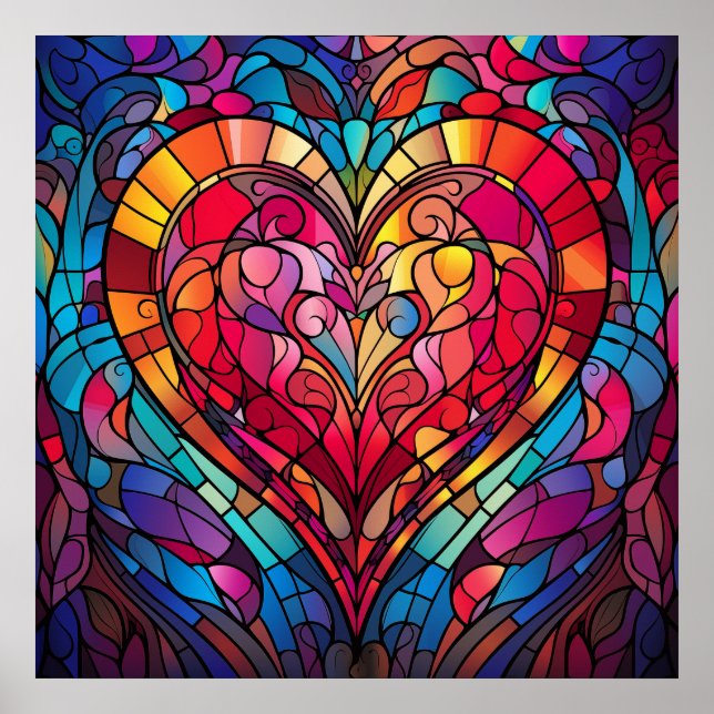 Valentine Hearts Poster (Vorne)
