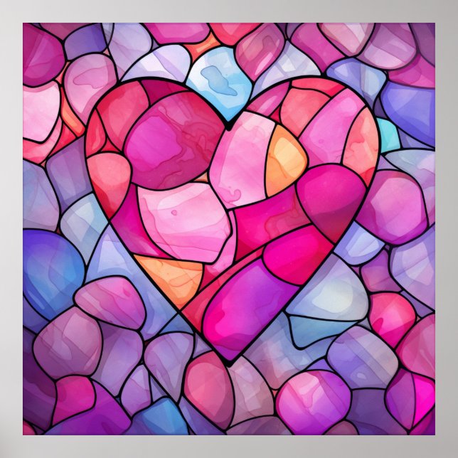 Valentine Hearts Poster (Vorne)