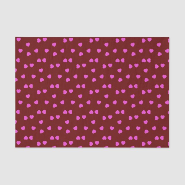 Valentine Hearts Sprinkles Seidenpapier (Vorderseite)