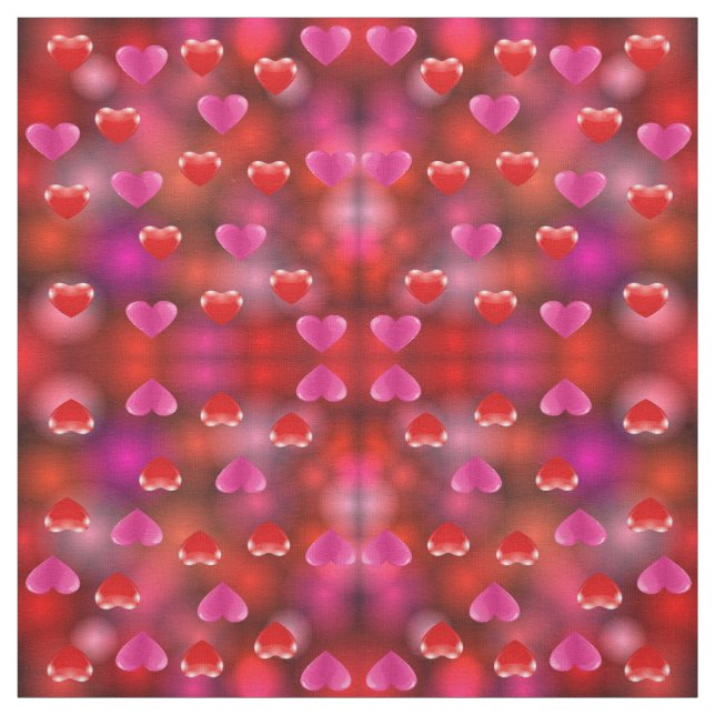 Valentine Hearts Stoff (Muster)