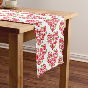 Valentine Hearts Table Runner Kurzer Tischläufer