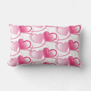 Valentine Hearts Throw Kissen