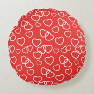 Valentine Hearts Throw Kissen