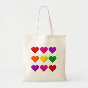 Valentine Hearts Tote Bag Tragetasche
