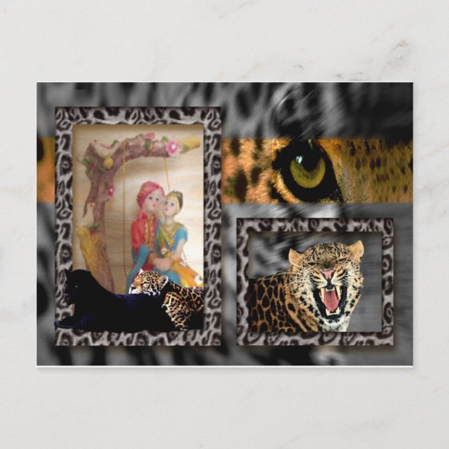 Valentine Hero Feiertagspostkarte (Vorderseite)