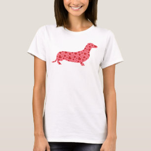 Valentine-Herz-Dackel T-Shirt