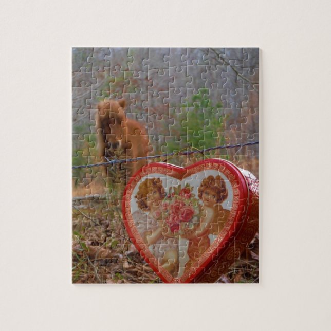 Valentine Herz Miniatur Puzzle (Vertikal)