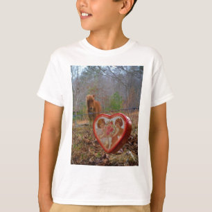 Valentine Herz Miniatur T-Shirt