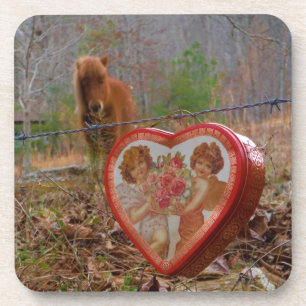 Valentine Herz Miniatur Untersetzer