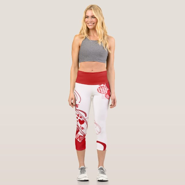 Valentine Highlights Capri Leggings (Vorderseite)