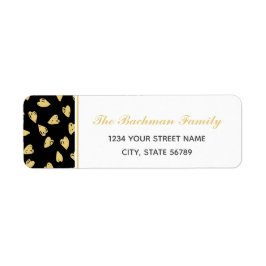 Valentine Hört Black & Gold Rücksendeadresse