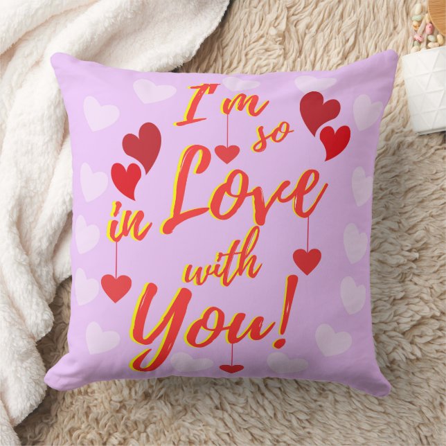 Valentine hört so in Liebe Kissen (Decke)