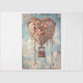 Valentine Hot Air Ballon Seidenpapier