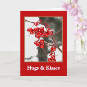 VALENTINE HUGS & KISSES AUS GRANDMA UND GRANDPA KARTE