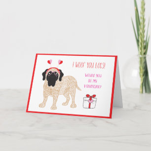 Valentine Hundekarte Karte