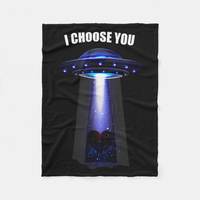 Valentine I Choose You  Fleecedecke (Vorderseite)