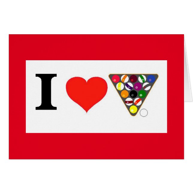 Valentine I Liebe Pool und Sie (Vorderseite (Horizontal))