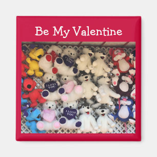 Valentine Ich liebe dich Plüschbären Magnet