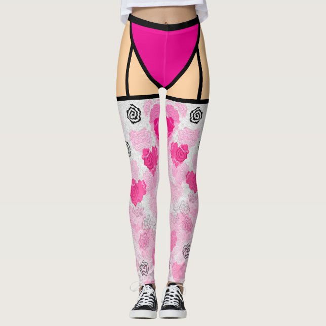 Valentine Illusion Leggings (Vorderseite)