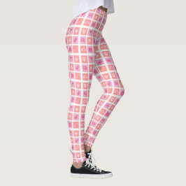 Valentine Images & Hearts! YOGA PANTS Leggings