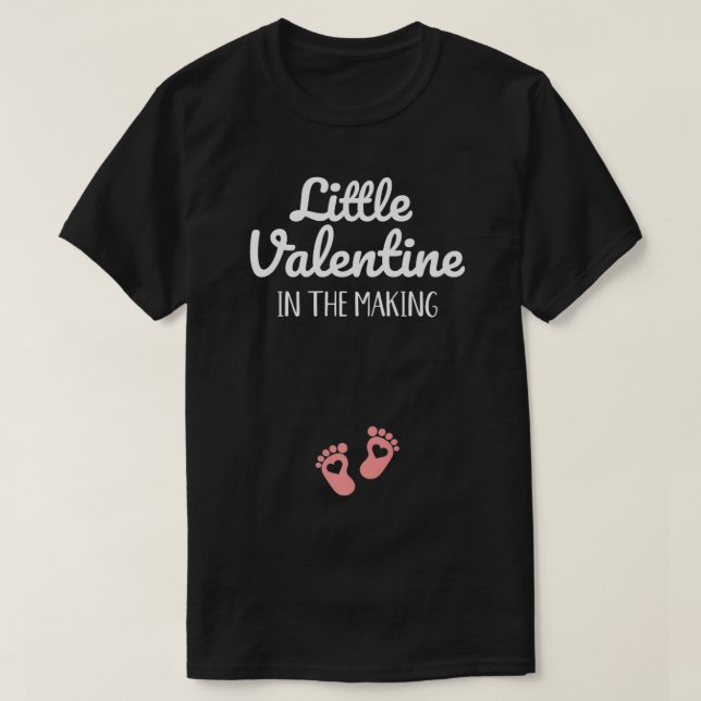 Valentine in the making baby announcement Premium  T-Shirt (Design vorne)