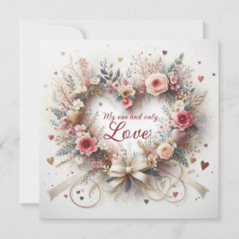 Valentine ist mein Einziger Karte