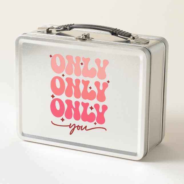 Valentine ist nur du metall brotdose (Vorderseite)