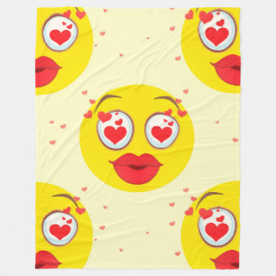 Valentine kiss Emoji decke